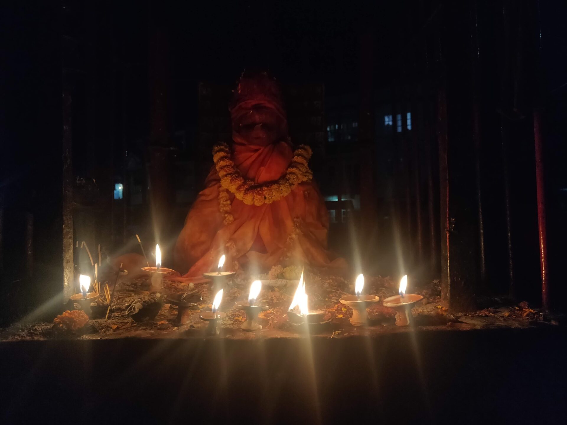 During shivaratri Night
