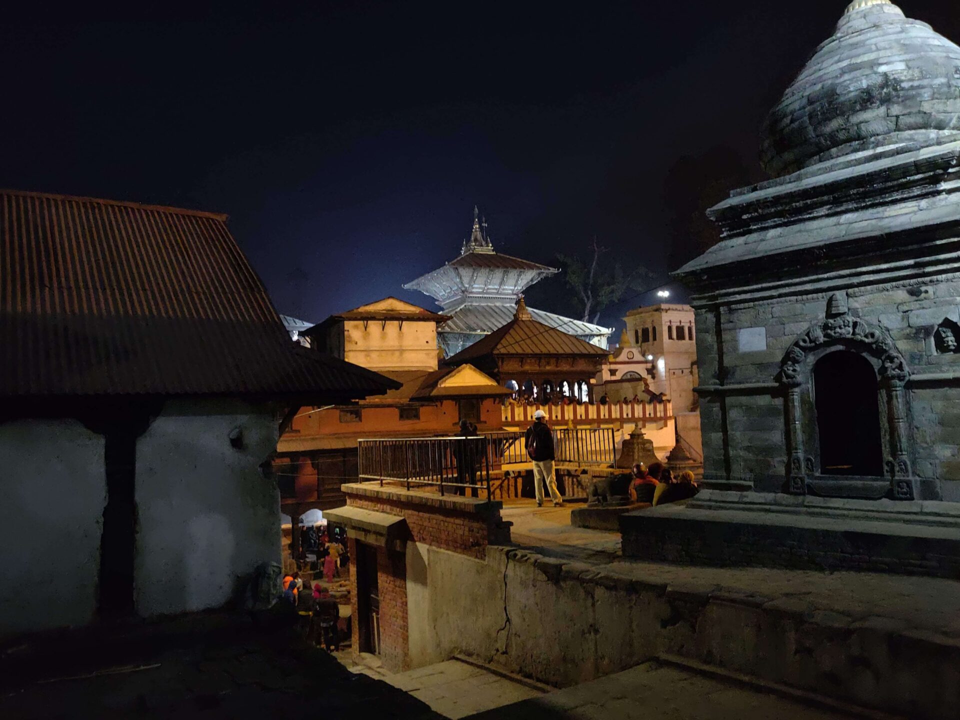 Pashupatinath during the night